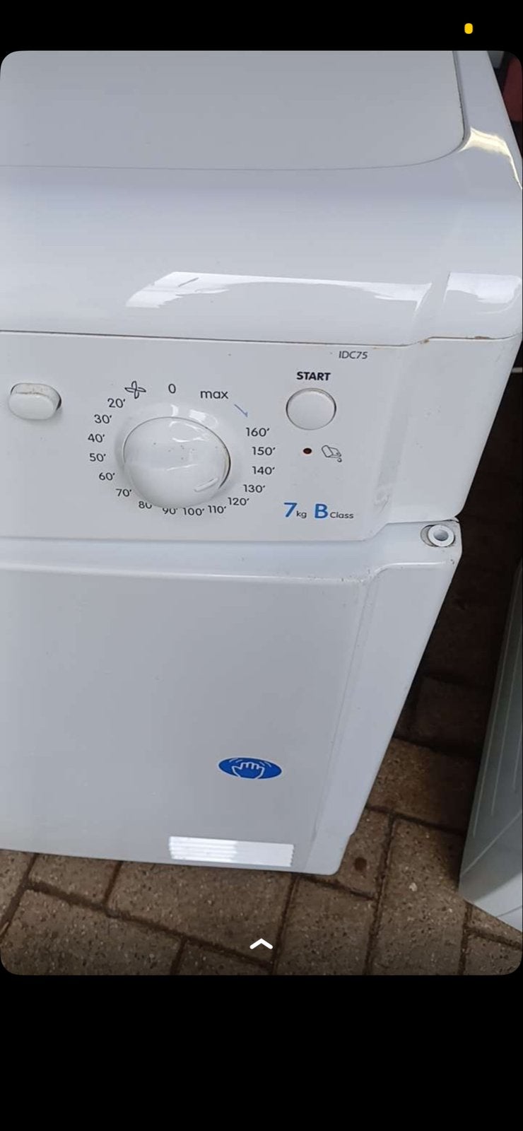 Indesit IDC75 Condensdroger 7kg - Zo goed als nieuw, Witgoed en Apparatuur, Wasdrogers, Ophalen, 6 tot 8 kg, Zo goed als nieuw