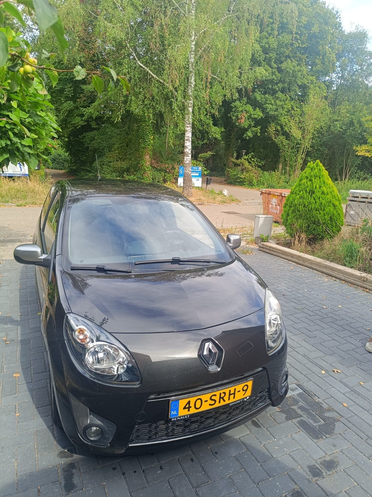 Renault Twingo 1.2 16V 2011 Zwart, Auto's, 839 kg, Twingo, 74 pk, 4 cilinders