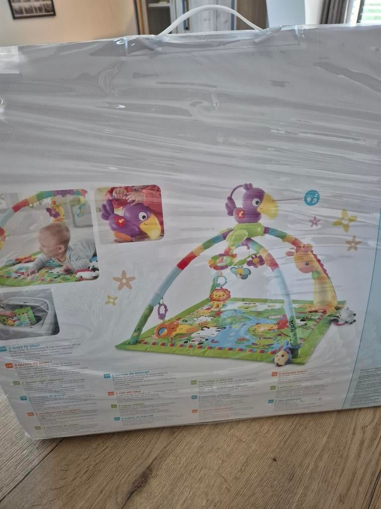 Fisher-Price Rainforest Muziek & Licht Deluxe Speelkleed, Kinderen en Baby's, Speelgoed | Fisher-Price, Ophalen, Zo goed als nieuw