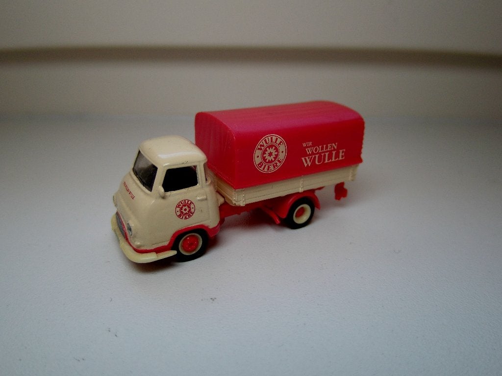 Schuco 1/87 Hanomag Kurier Wulle Biere, Verzenden, Zo goed als nieuw, Bus of Vrachtwagen, Schuco