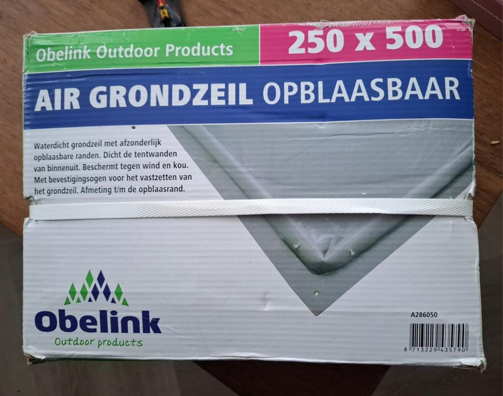 Air grondzeil 250x500, Ophalen of Verzenden, Nieuw