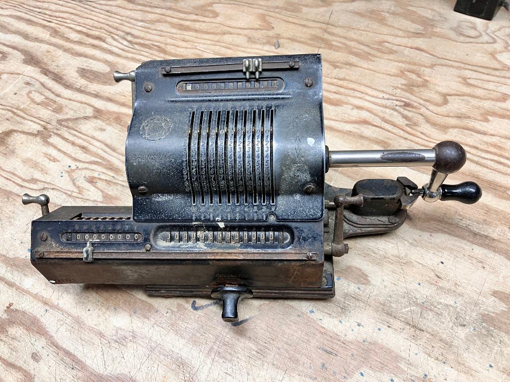 Brunsviga mechanische rekenmachine Koller & Van Os ca 1930, Antiek en Kunst, Verzenden