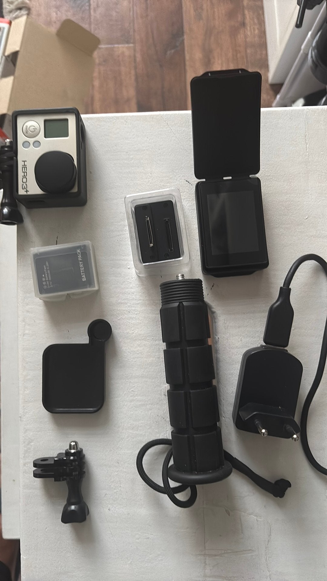 GoPro Hero 3+ met accessoires, Audio, Tv en Foto, Actiecamera's, Ophalen of Verzenden, Gebruikt, GoPro
