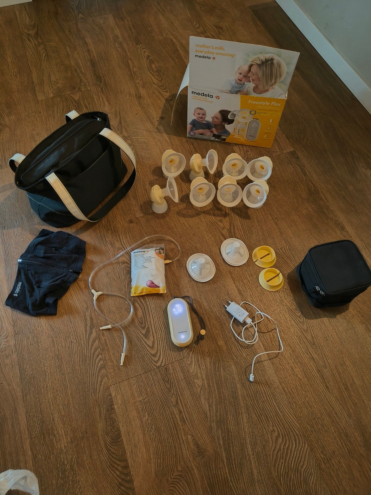 Medela Freestyle Flex dubbele elektrische borstkolf, Ophalen of Verzenden, Gebruikt