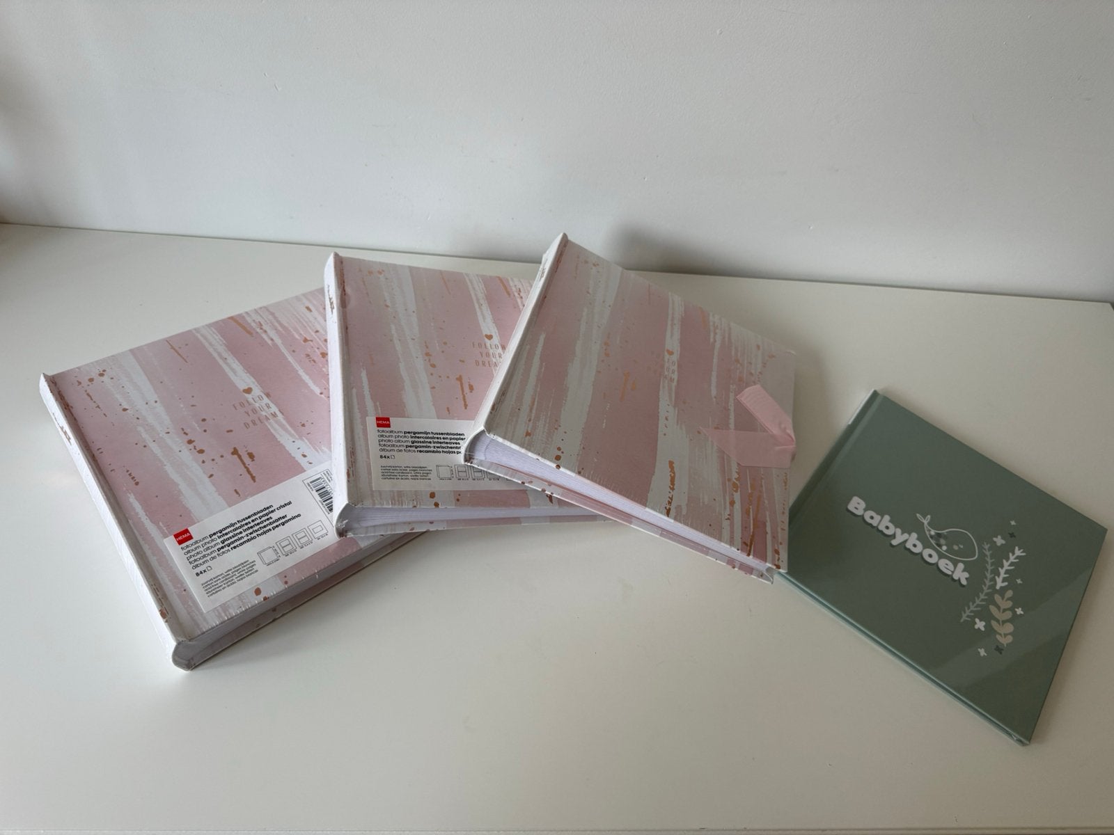 3 nieuwe fotoboeken HEMA inclusief gratis babyboekje, Ophalen of Verzenden, Nieuw