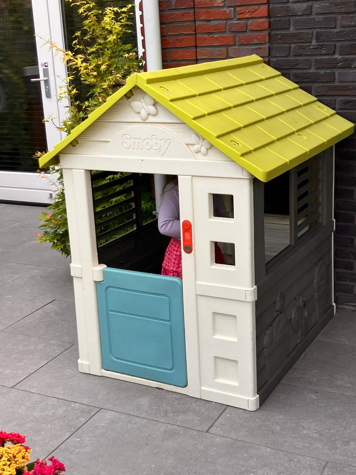 Smoby speelhuisje met bel, Ophalen, Gebruikt, Kunststof