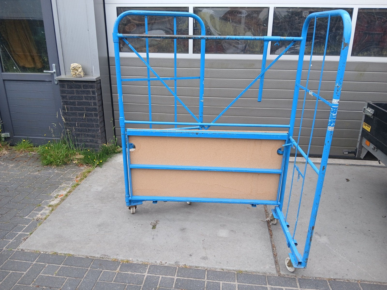 Opslagwagen verhuiswagen, Doe-het-zelf en Verbouw, Steigers, Ophalen of Verzenden, Overige typen, Minder dan 2 meter
