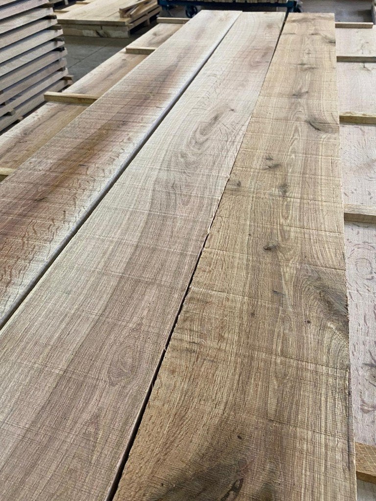 Mooie luchtgedroogde rustieke eiken planken, Doe-het-zelf en Verbouw, Hout en Planken, Ophalen, 25 tot 50 mm, Eiken, Nieuw