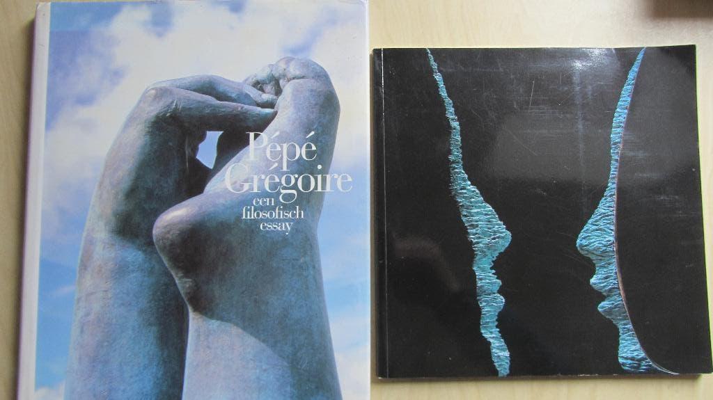2 boeken Pépé Gregoire  -  beeldhouwer, Boeken, Kunst en Cultuur | Beeldend, Ophalen of Verzenden, Gelezen