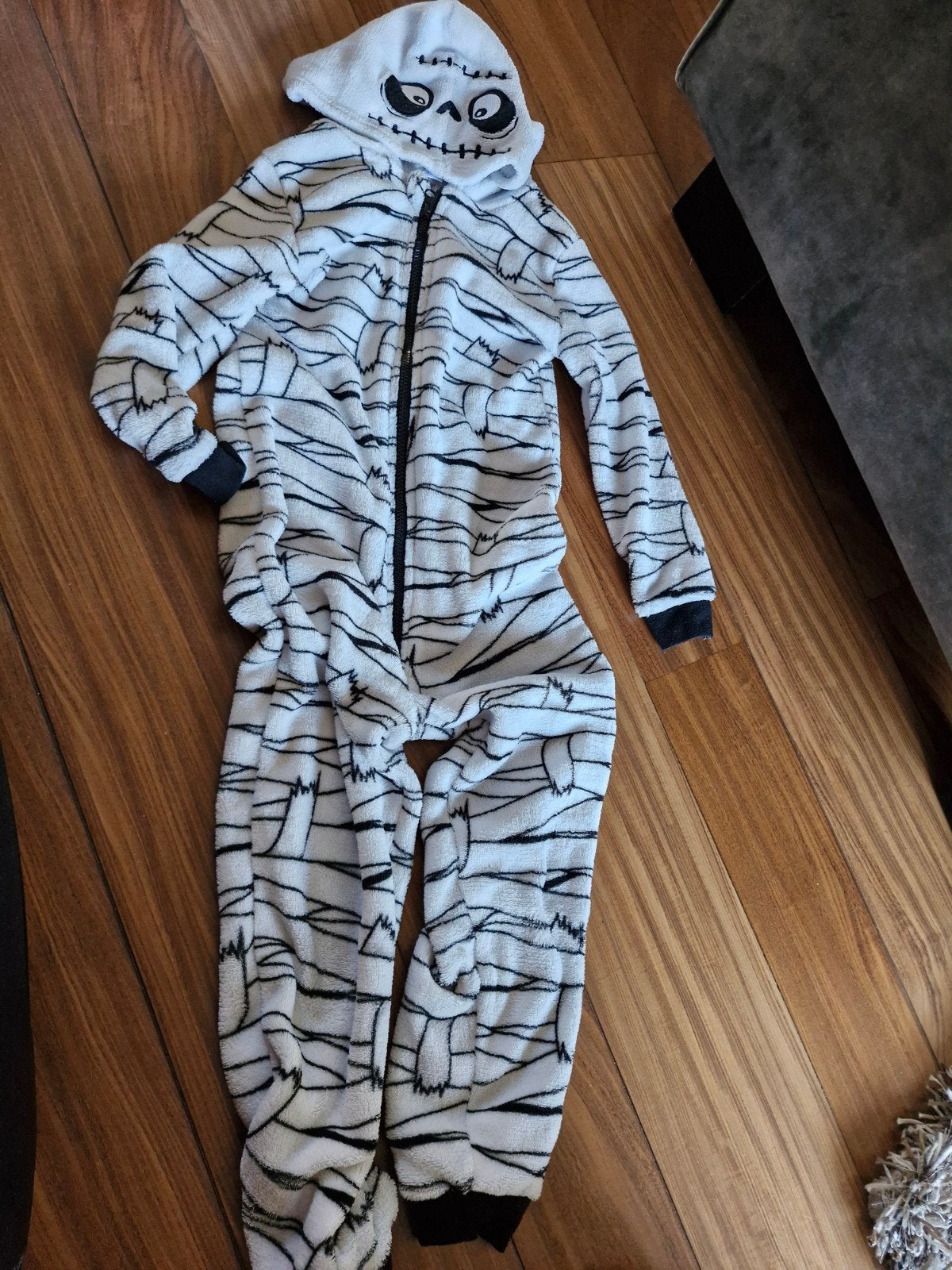 Onesie 110/116 skelet, Ophalen of Verzenden, Jongen of Meisje