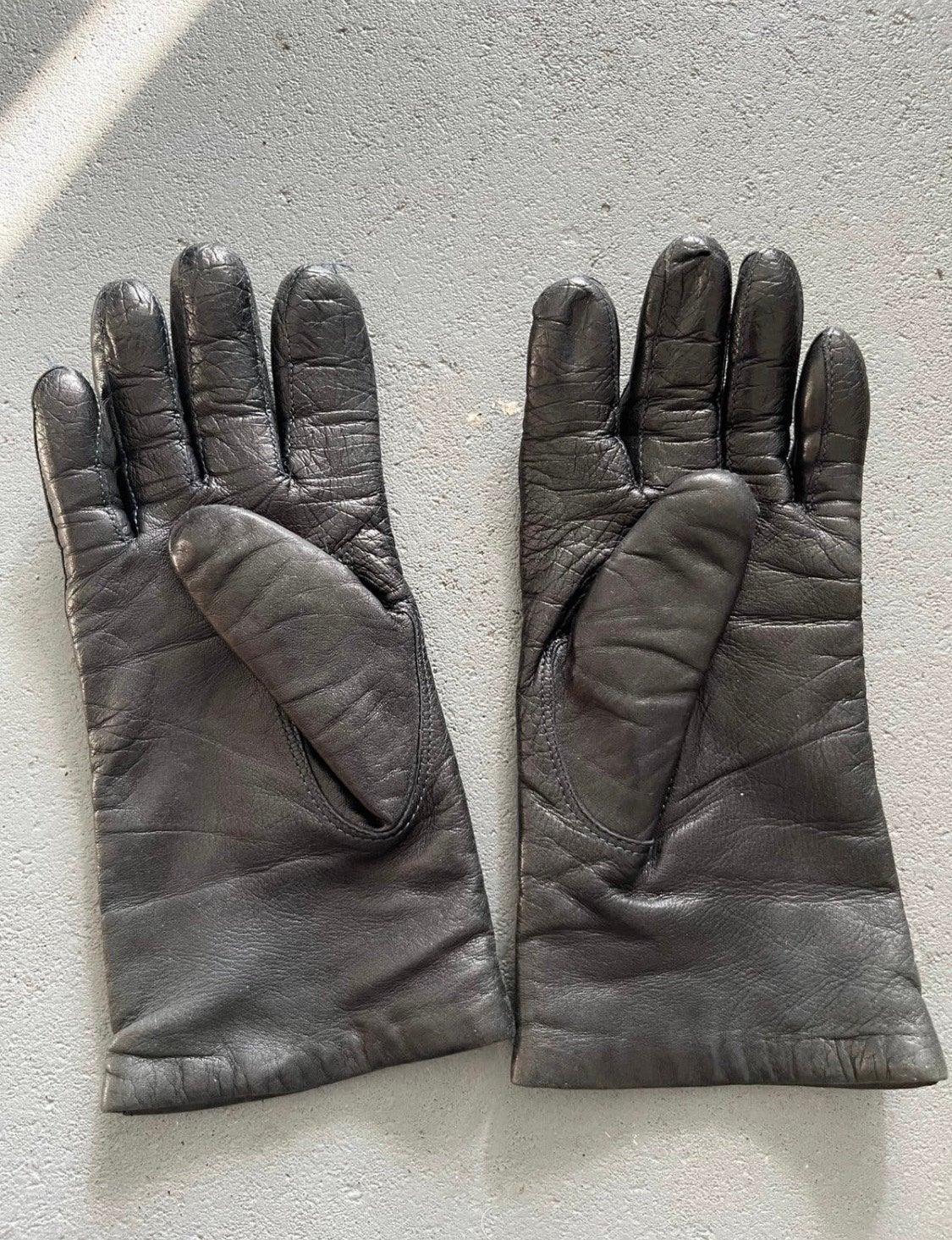 Laimbock zwart lams leren dames heren autorace handschoenen, Ophalen, Gedragen, Maat 48/50 (M), Handschoenen