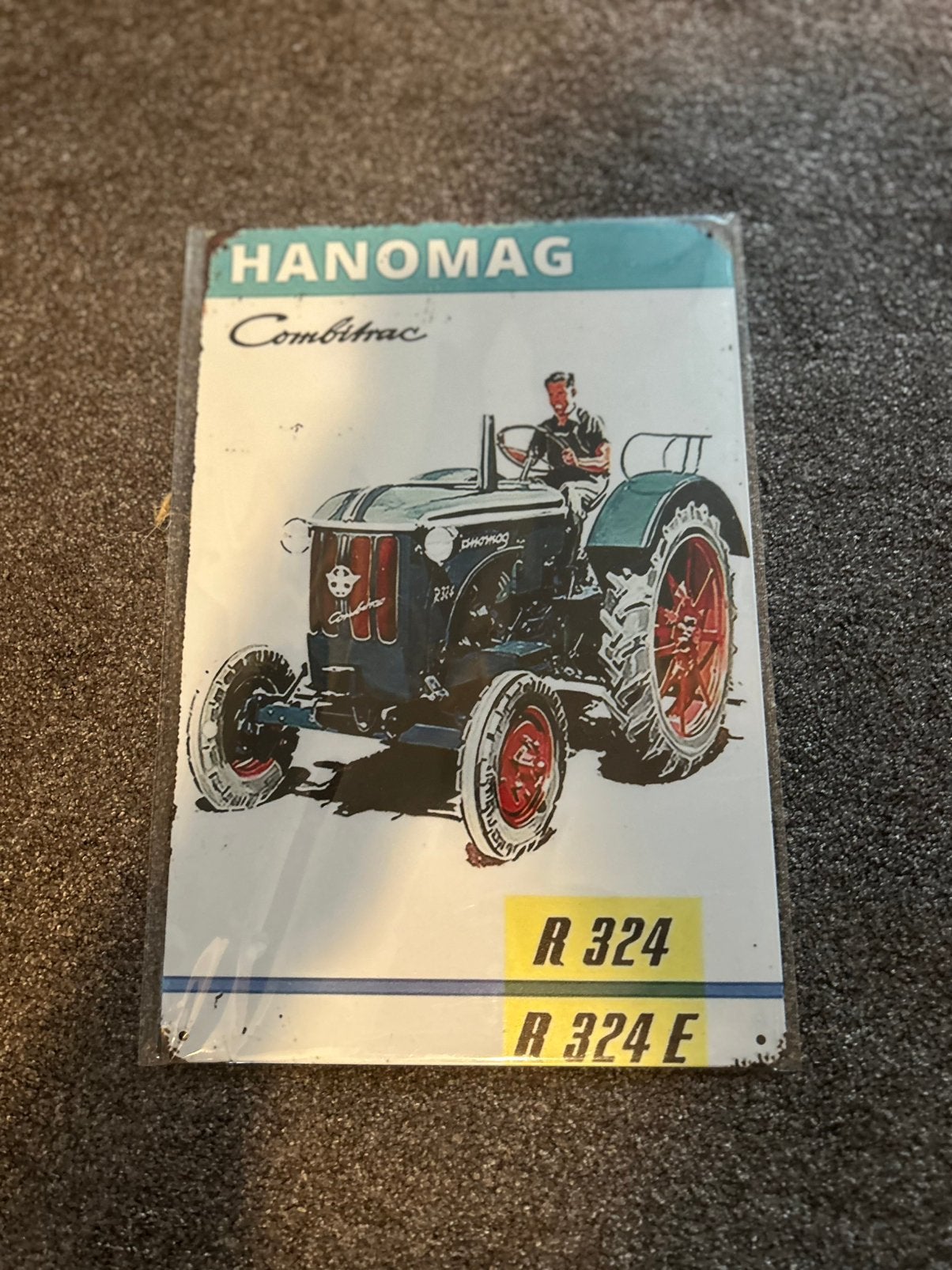 Reclamebord hanomag, Ophalen of Verzenden, Nieuw, Reclamebord