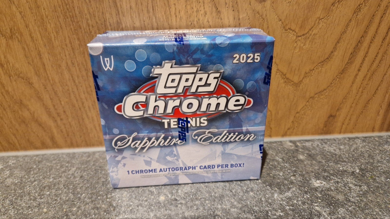 Topps Chrome Tennis Sapphire Edition 2025 Hobby Box Sealed, Ophalen of Verzenden, Nieuw, Boosterbox