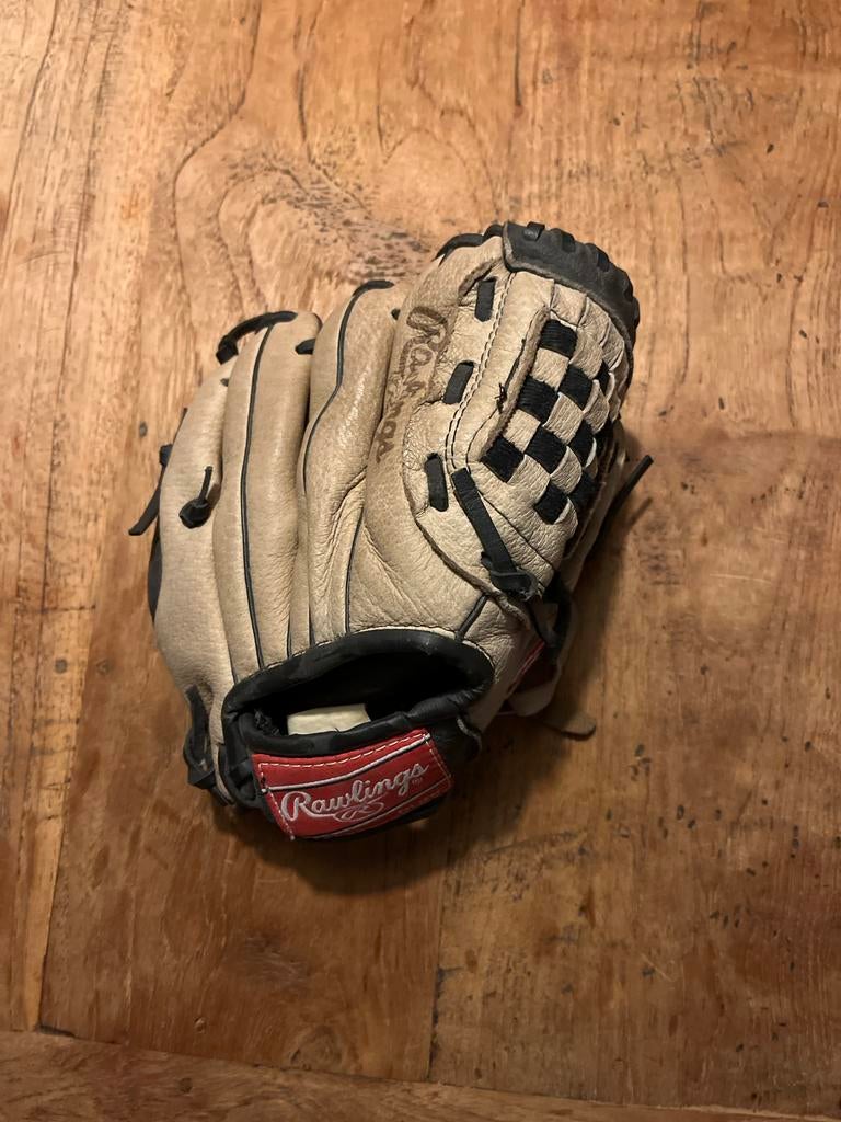 Rawlings Honkbalhandschoen voor kinderen - 10 inch, Ophalen of Verzenden, Gebruikt, Honkbal, Handschoen