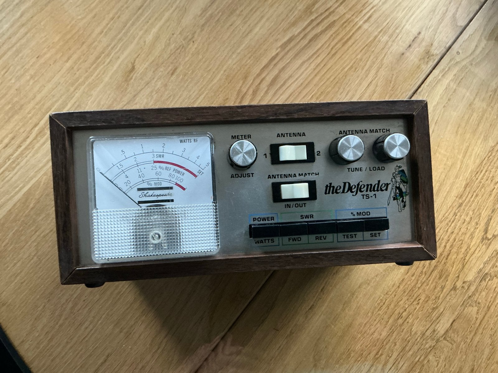 SWR Power Meter 27 MC - The Defender TS-1, Telecommunicatie, Zenders en Ontvangers, Ophalen of Verzenden, Gebruikt