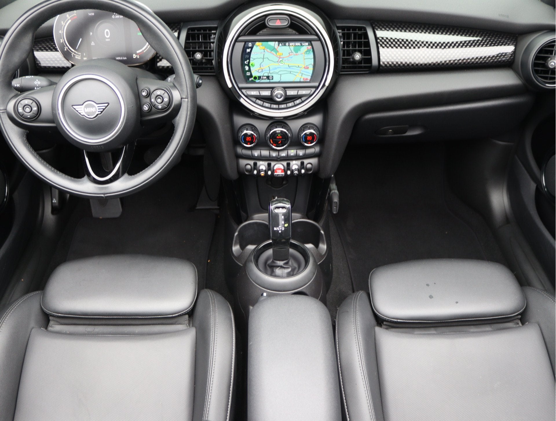 MINI Cooper S Cabrio 2.0 Hammersmith | Leder | Keyless | LED, Gebruikt, 4 stoelen, Zwart, Bedrijf