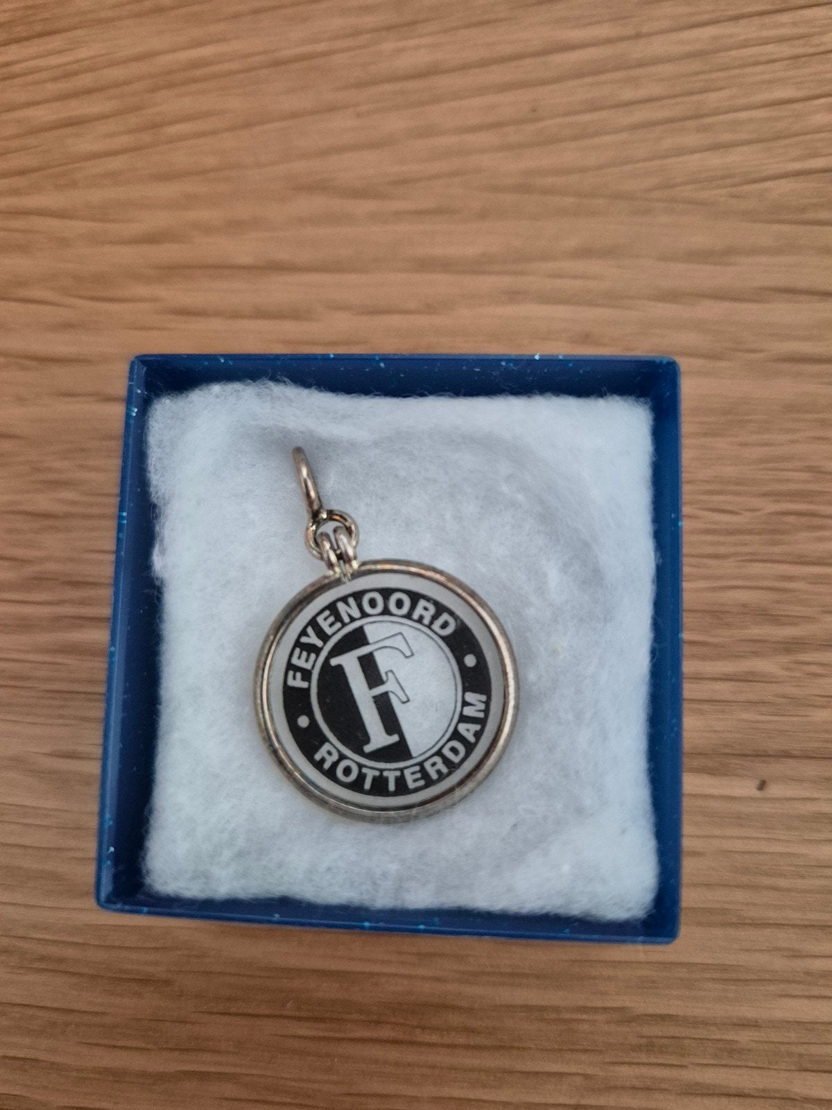 Zilveren Feyenoord Bedel - Zilver, Overige merken, Gebruikt, Ophalen of Verzenden, 1 bedel