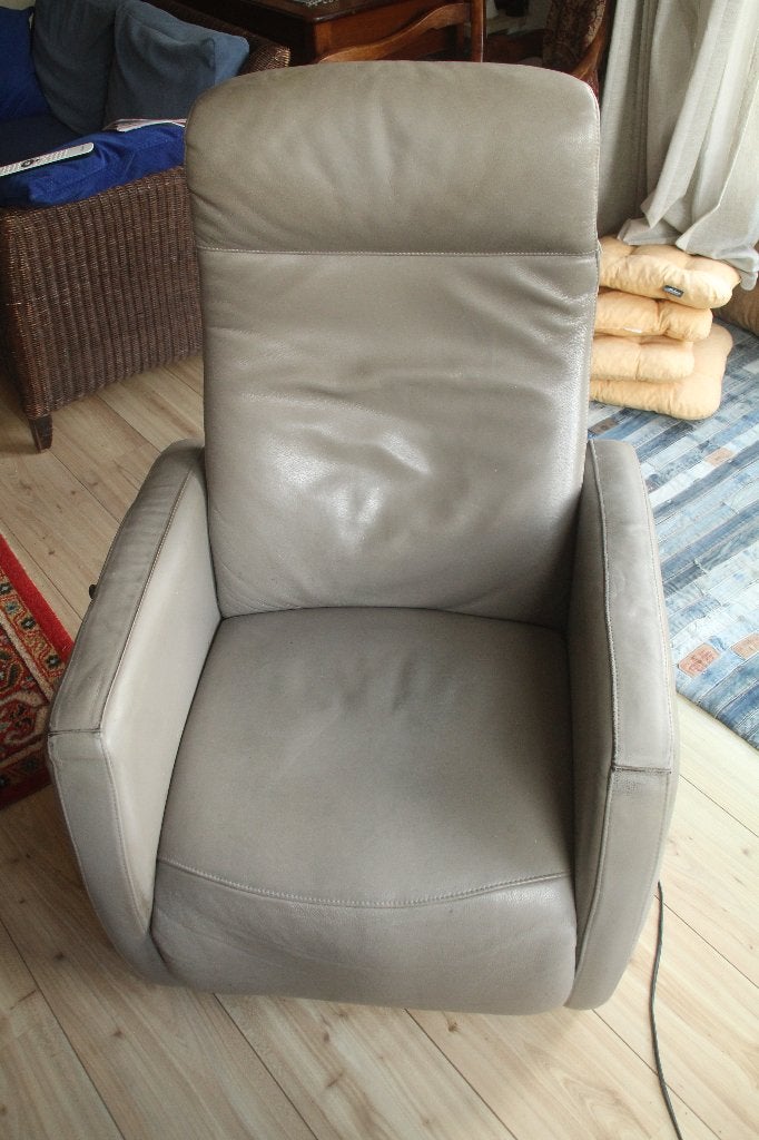 relax fauteuil, Huis en Inrichting, Ophalen, Gebruikt, Minder dan 75 cm, Leer