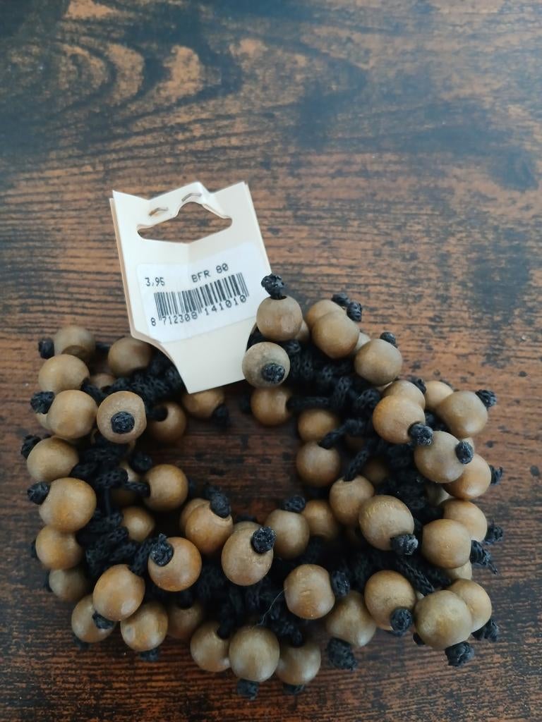 Mooie kralen armband, Ophalen of Verzenden, Nieuw, Bruin, Armband
