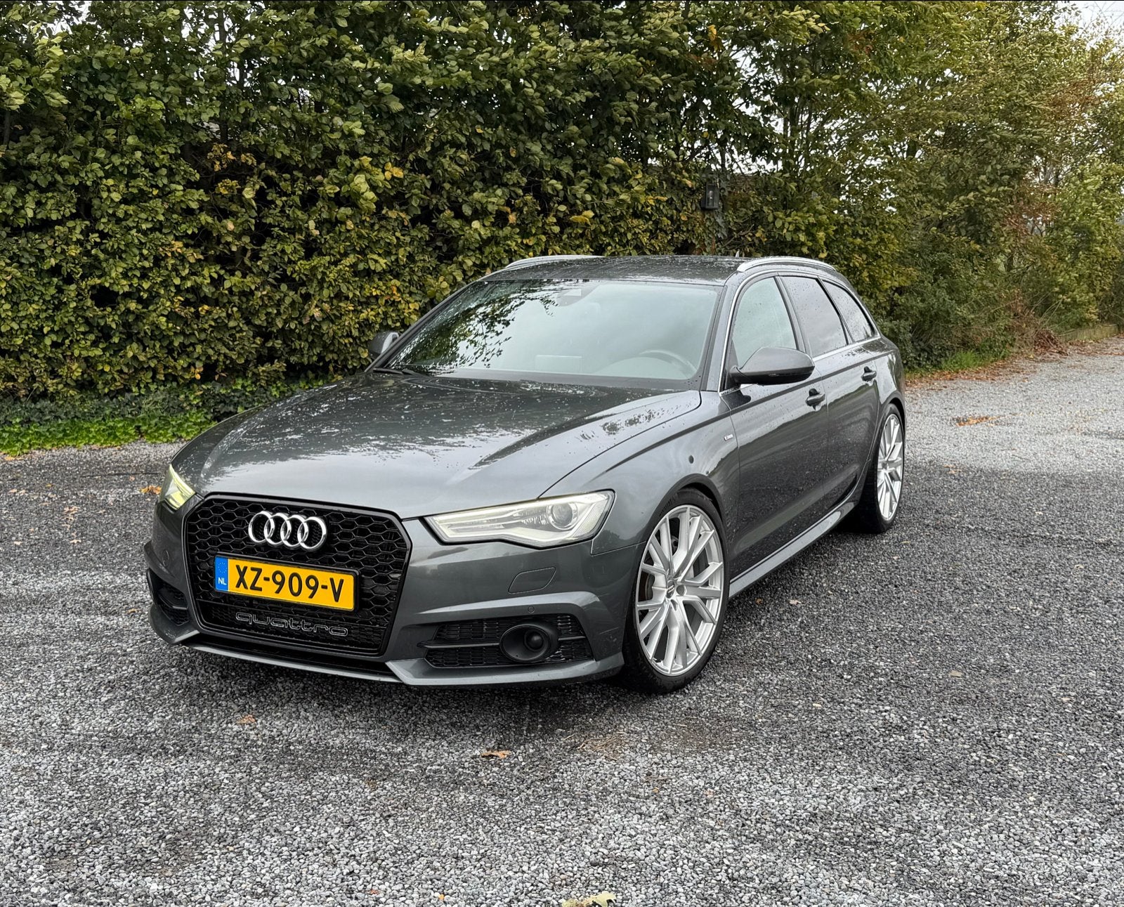 Audi A6 3.0 TDI Avan Quat S-tr 200KW 2016 Grijs, Auto's, Automaat, Dealer onderhouden, 2000 kg, Diesel