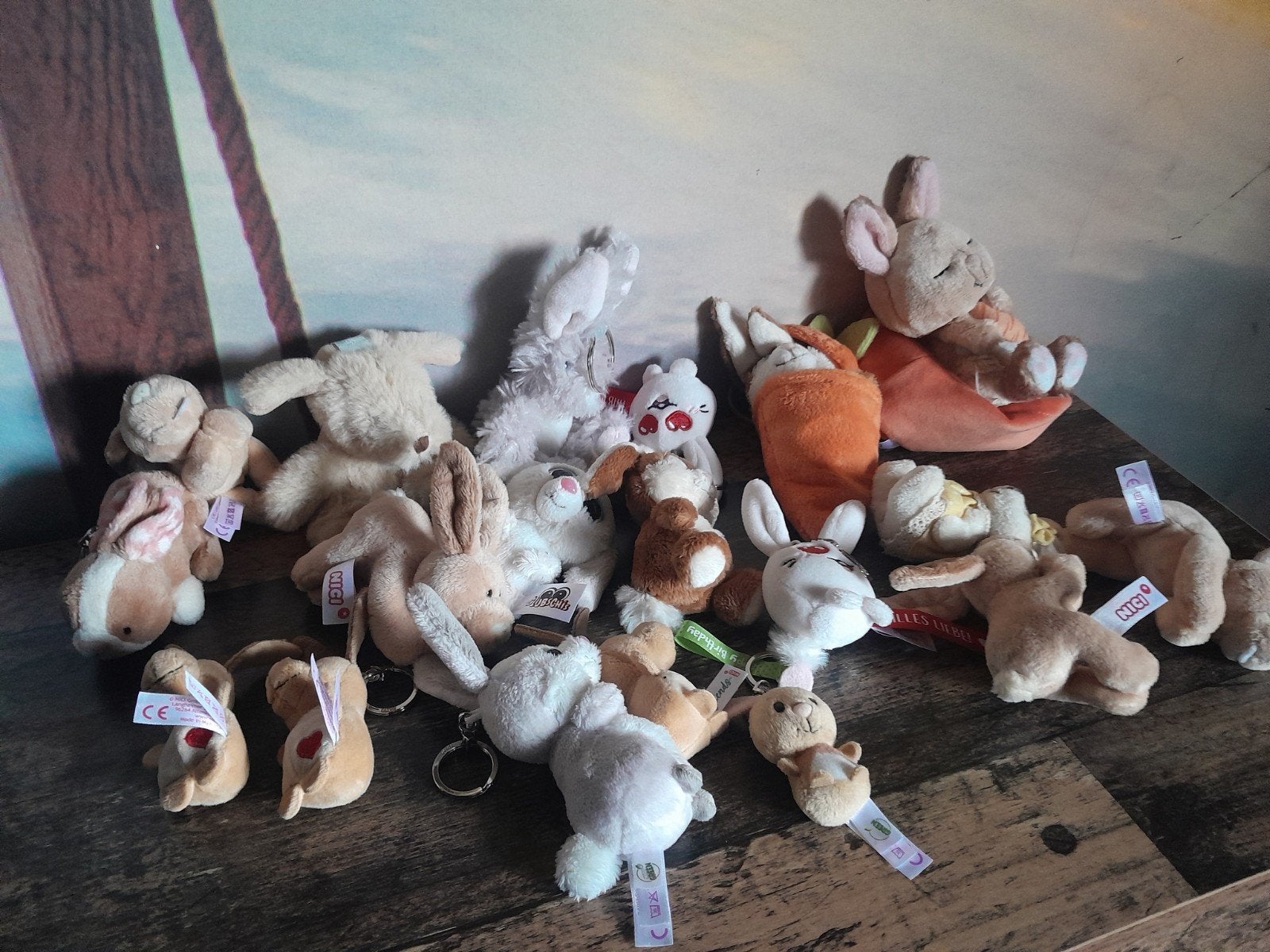 heleboel sleutelhangers konijn, Ophalen of Verzenden, Knuffel of Figuurtje