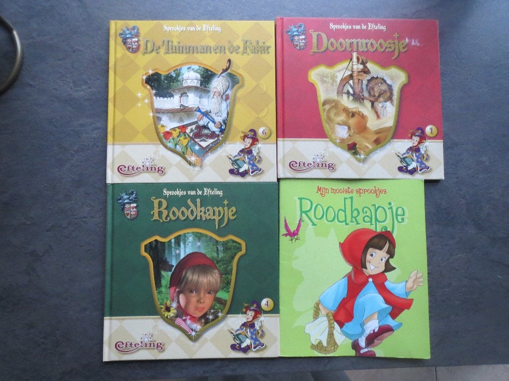 Vier boeken Efteling sprookjes, Boeken, Ophalen of Verzenden, Gelezen, Sprookjes