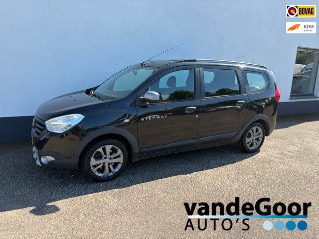 Dacia LODGY 1.2 TCe Stepway 5p., '16, airco, cruise, navi !, Auto's, Voorwielaandrijving, Euro 5, Stof, Gebruikt