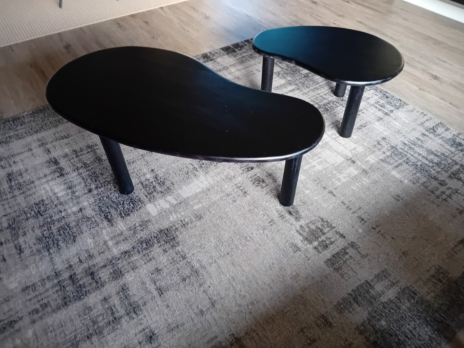 2 salontafels,zo goed als nieuw, Ophalen, 75 m² of meer, Zwart, Zo goed als nieuw