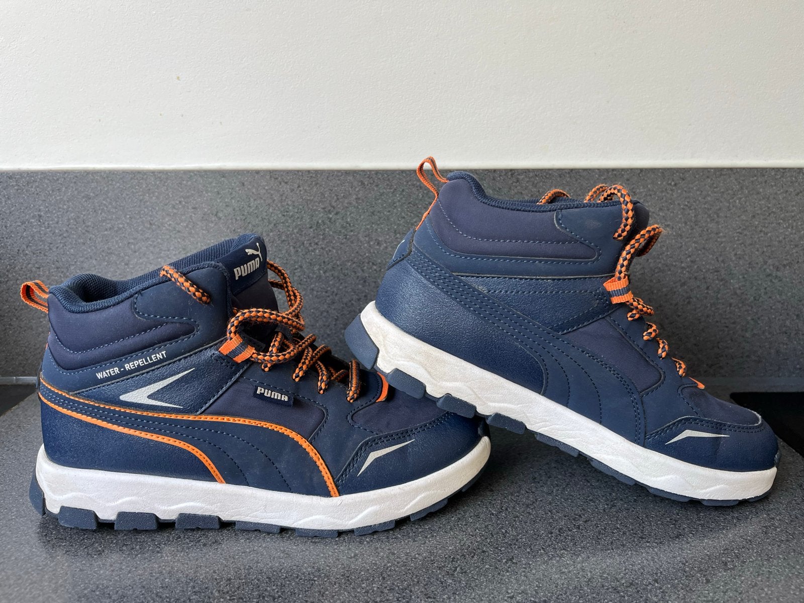 Puma, hoge sneaker, maat 36, schoenen, z.g.a.n., Kleding | Dames, Ophalen of Verzenden, Zo goed als nieuw, Blauw, Sneakers of Gympen