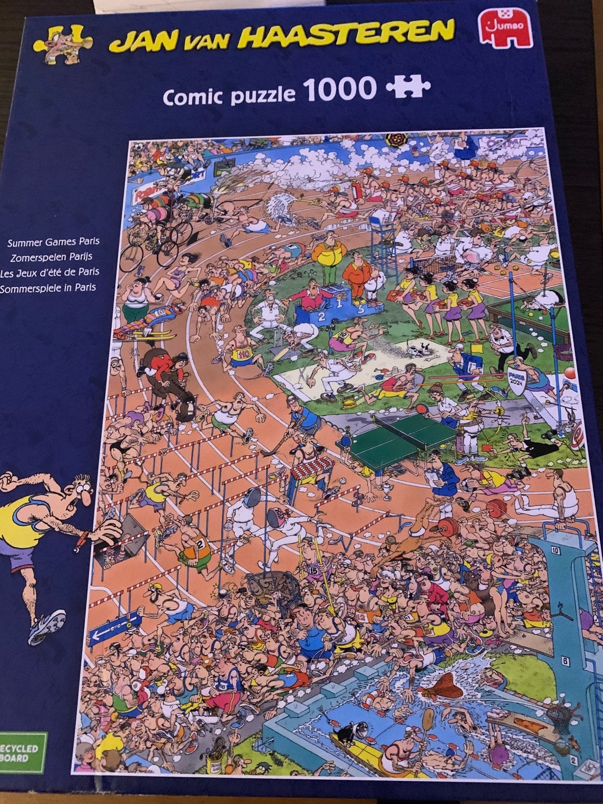 Haasteren puzzel 1000 stks ( ruilen ), Hobby en Vrije tijd, Ophalen, 500 t/m 1500 stukjes, Zo goed als nieuw