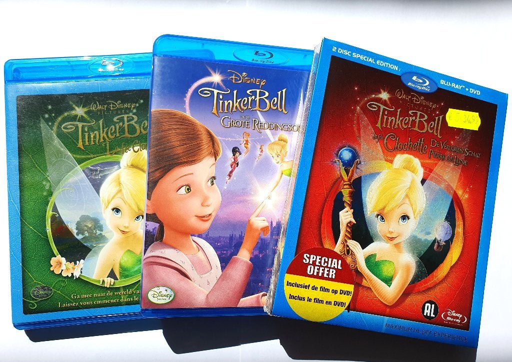 Tinkerbell Trilogy - Walt Disney (5 disc), Ophalen of Verzenden, Zo goed als nieuw, Nederlands, Tekenfilms en Animatie
