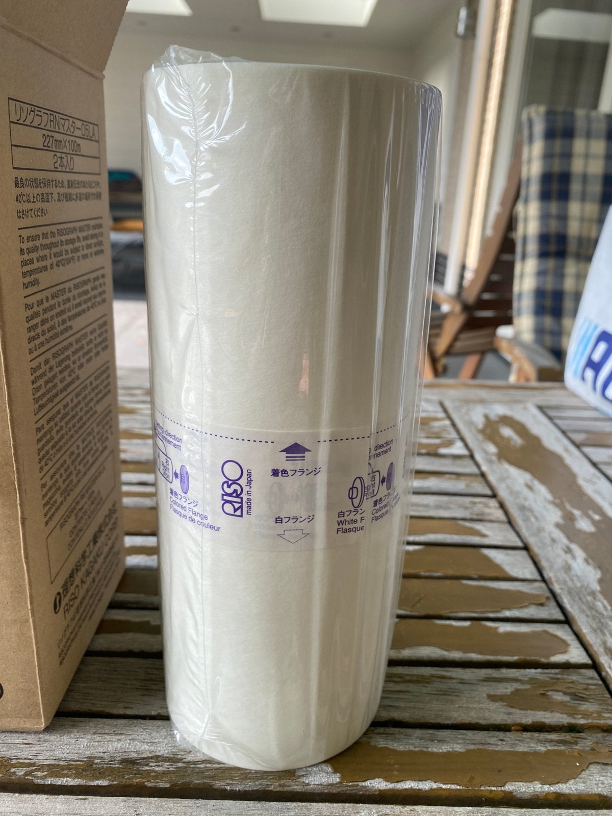 Papier voor een Riso stencilmachine, 1 rol, Ophalen of Verzenden, Nieuw, Overige typen