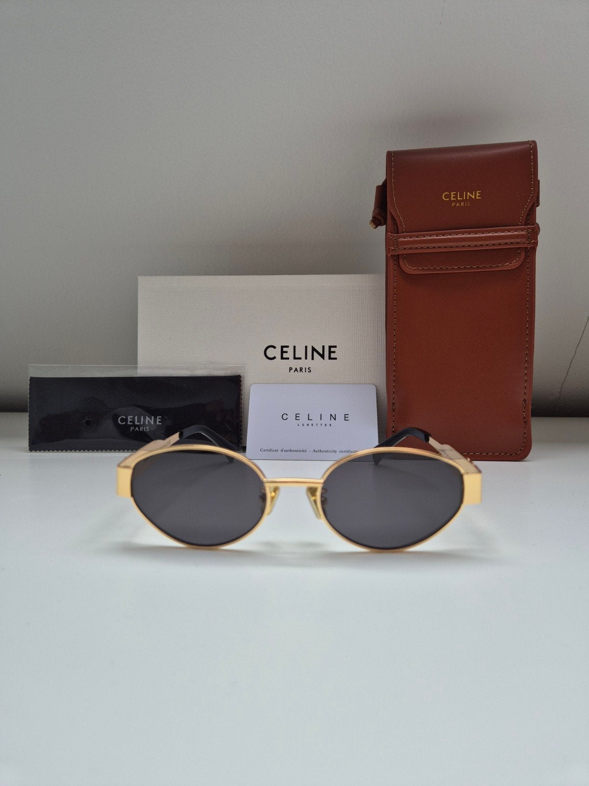 Celine Triomphe zonnebril, Verzenden, Nieuw, Zwart, Overige merken
