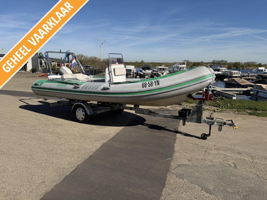 Lomac 550 IN S RIB - Johnson 70PK - Sportief & Krach, 6 m, Gebruikt, Benzine, Overige merken