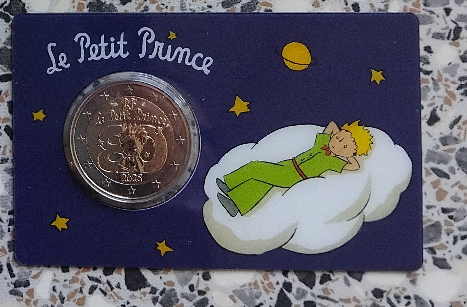 coincard Frankrijk 2 euro 2026 - le petit prince, Ophalen, Koningin Beatrix, Euro's