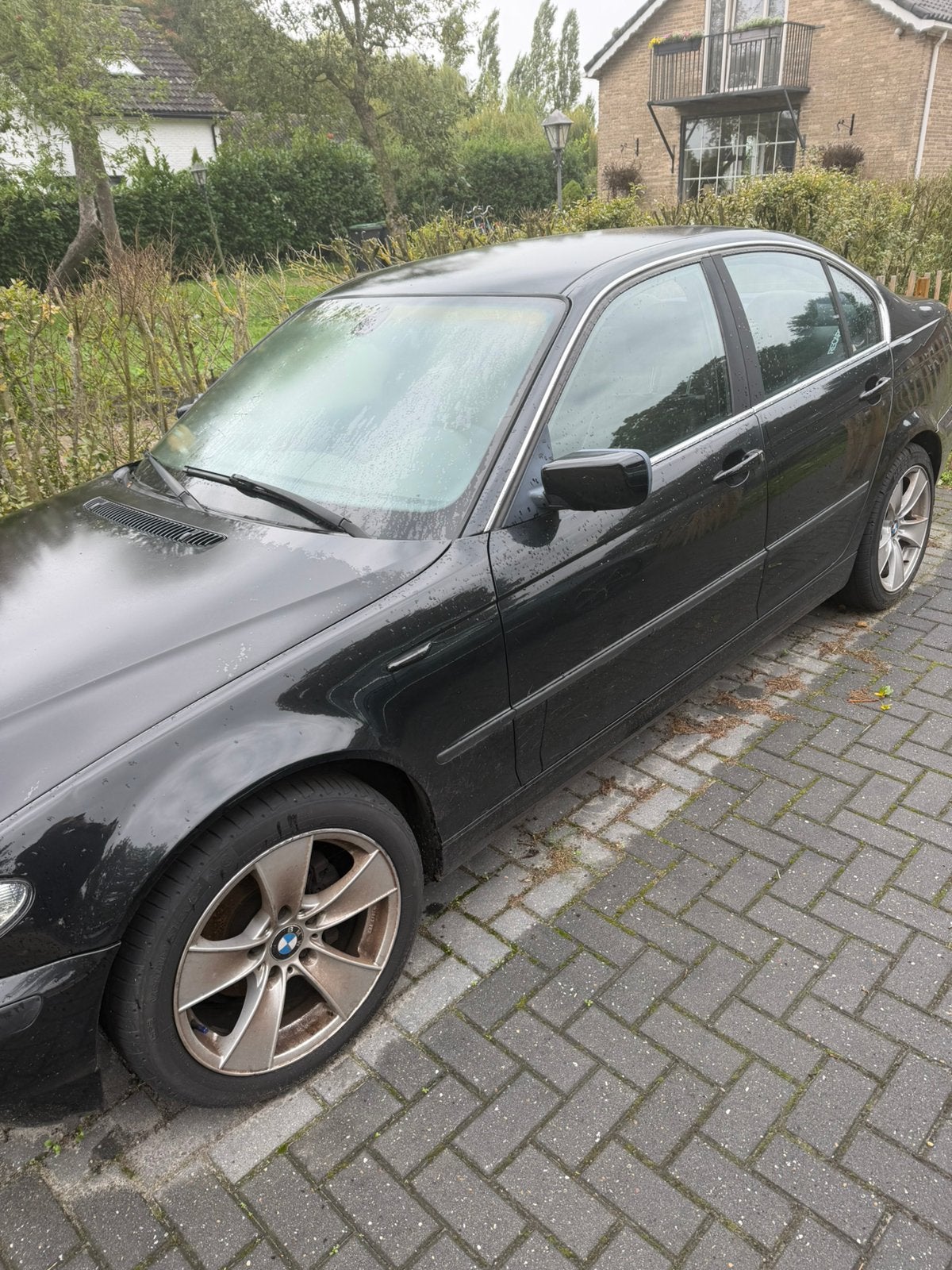 BMW 3-Serie 2.0 I 318 AUT 2003 Zwart, Auto's, Automaat, Achterwielaandrijving, 1995 cc, Zwart