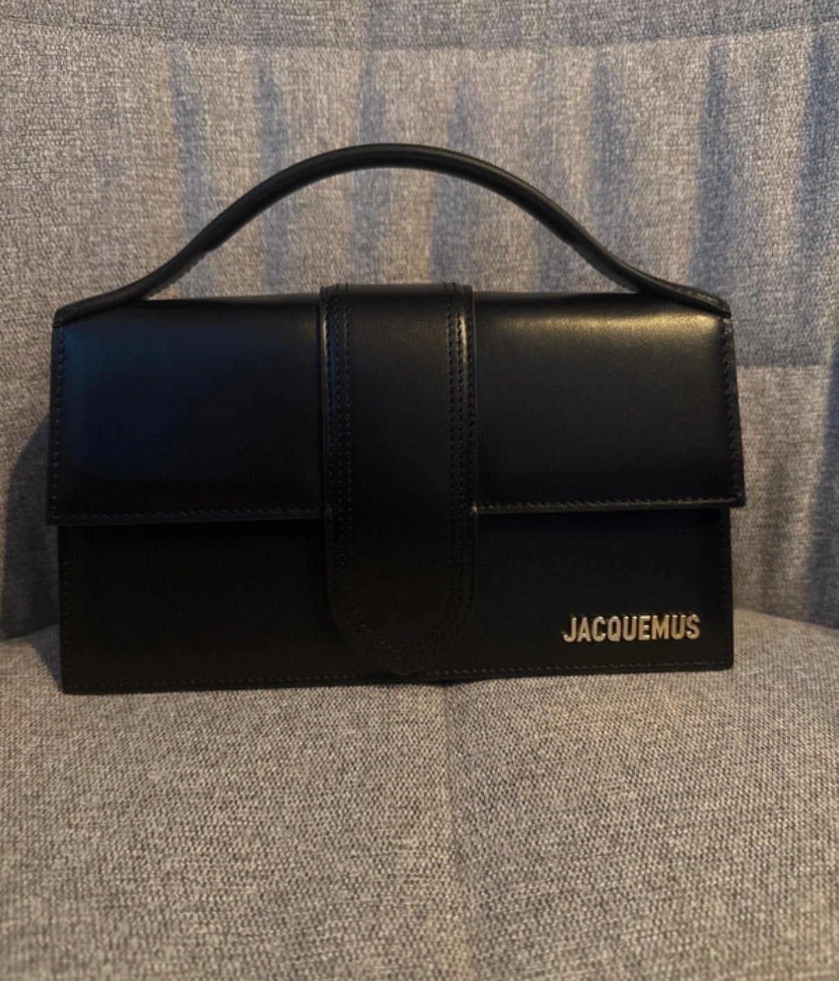 Jacquemus Le Bambino Zwart, Sieraden, Tassen en Uiterlijk, Tassen | Damestassen, Ophalen of Verzenden, Zo goed als nieuw, Zwart