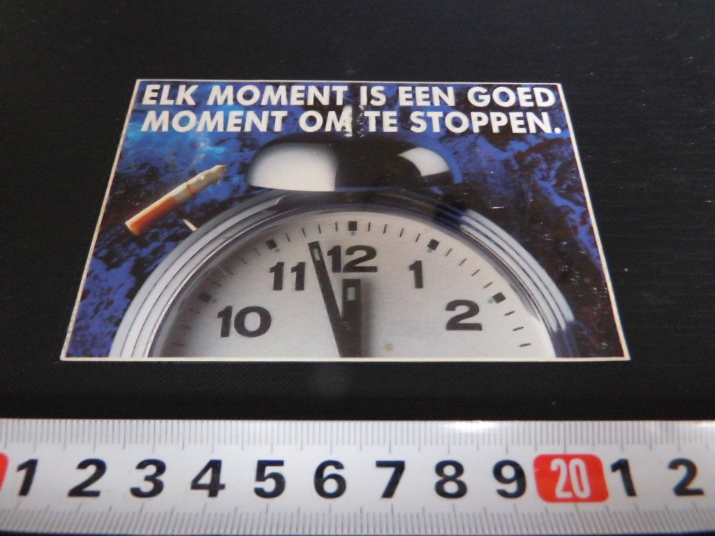 sticker sigaret elk moment is een goed moment om te stoppen, Ophalen, Zo goed als nieuw