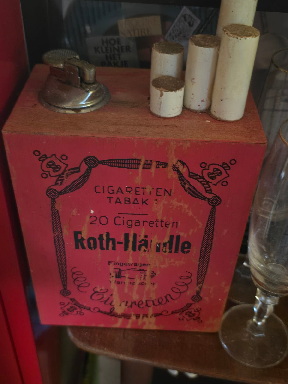 tafelaansteker oud, Ophalen, Aansteker