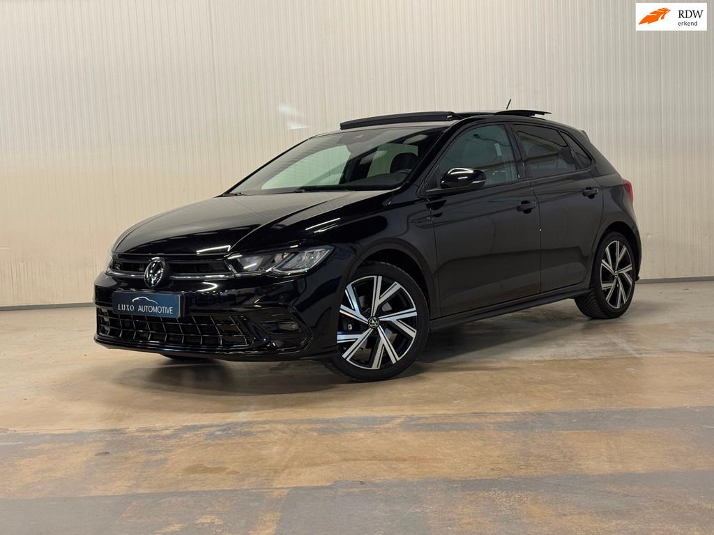 Volkswagen Polo 1.0 TSI R-Line | PANO | ACC | CAMERA | CARPL, Gebruikt, Euro 6, Zwart, Bedrijf