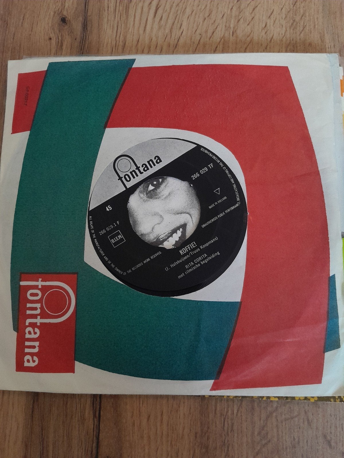 rita corita 7inch koffie, Cd's en Dvd's, Vinyl Singles, Ophalen of Verzenden, Zo goed als nieuw, Nederlandstalig