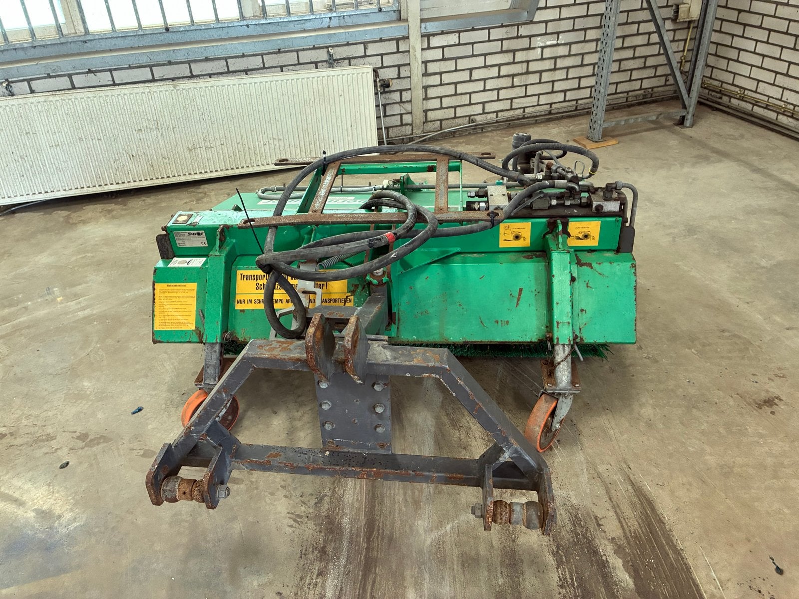 Sobernheimer veegmachine met opvangbak, Ophalen of Verzenden, G, G, G