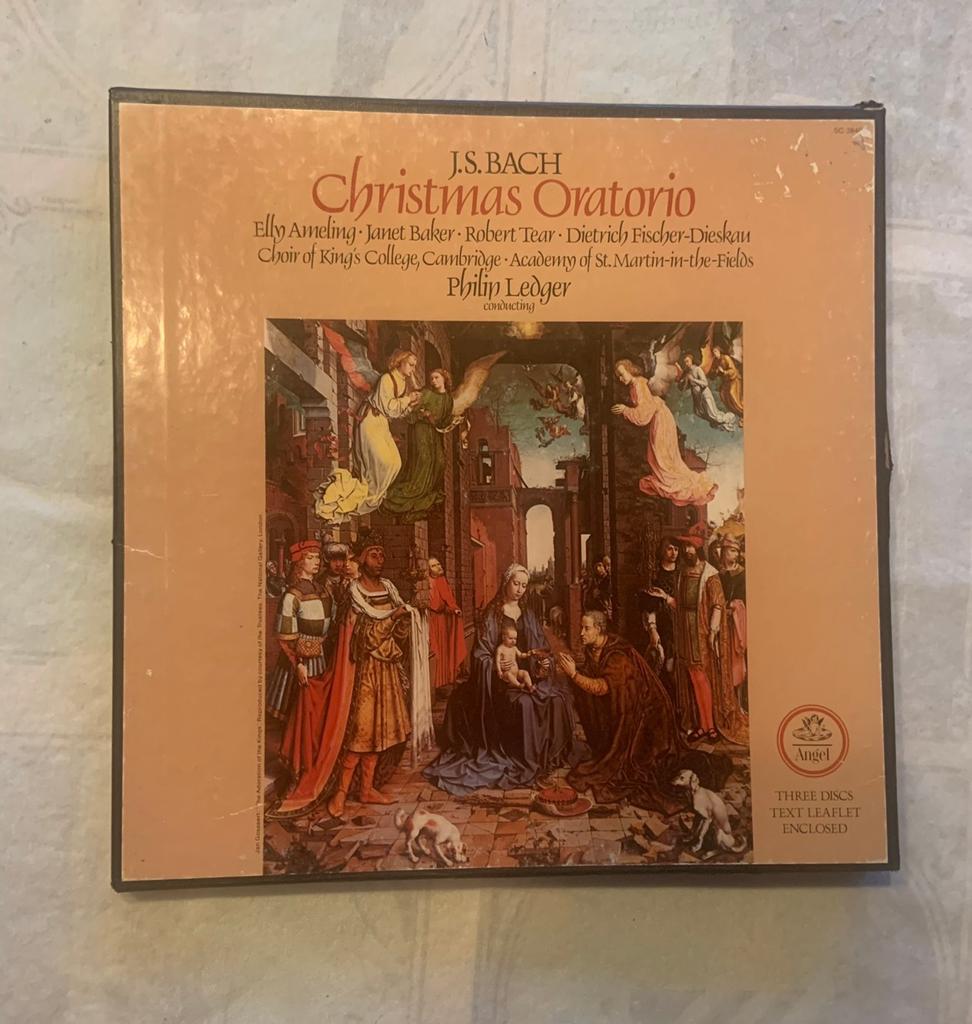 Christmas Oratorio J. S. Bach 12" LP Box Set 3x LP's + boek, Boxset, Ophalen of Verzenden, Zo goed als nieuw, 12 inch