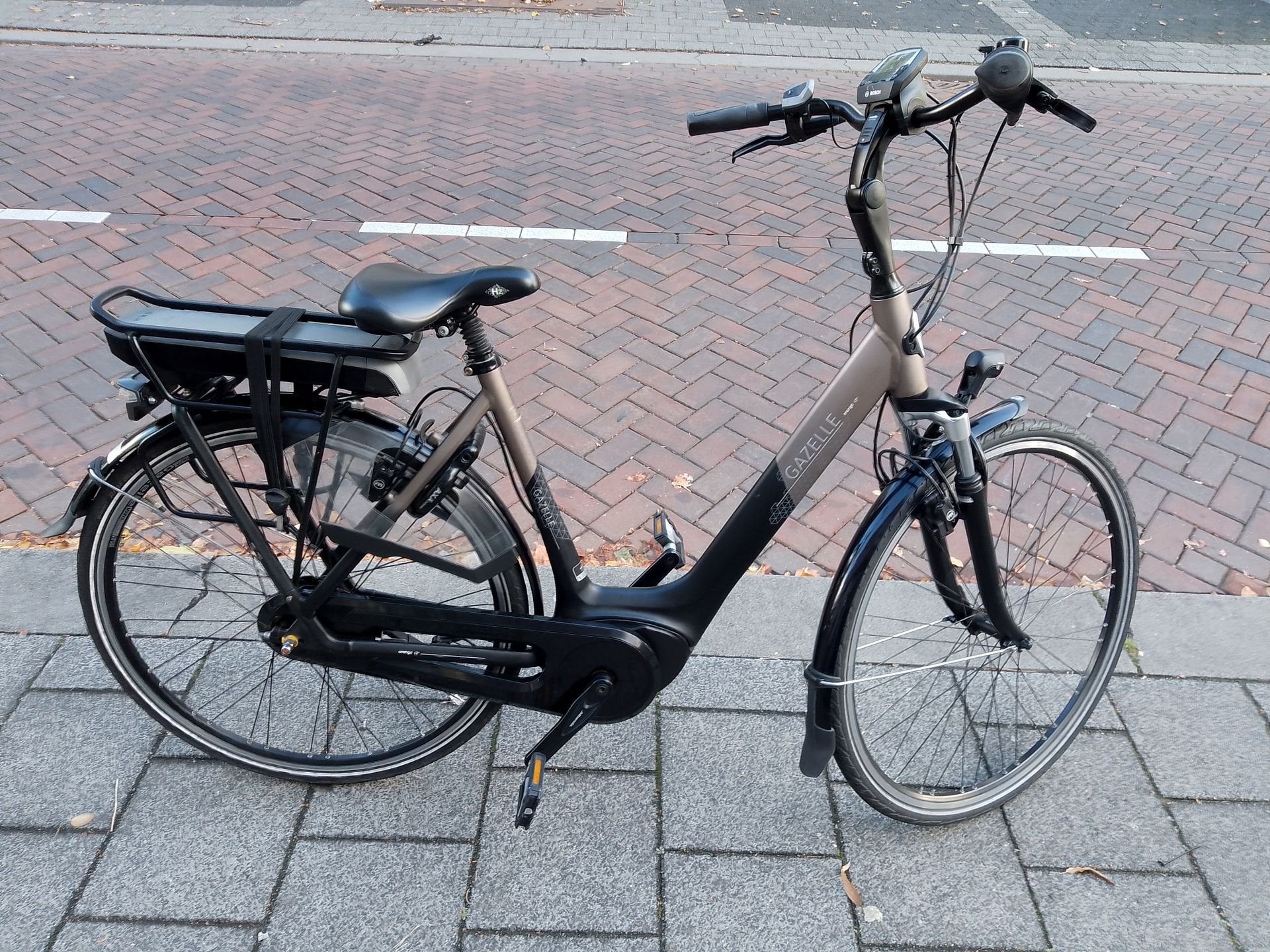 Gazelle Orange C7+ d53 elektrische fiets Bosch middenmotor, Gebruikt, -, -, 51 tot 55 cm
