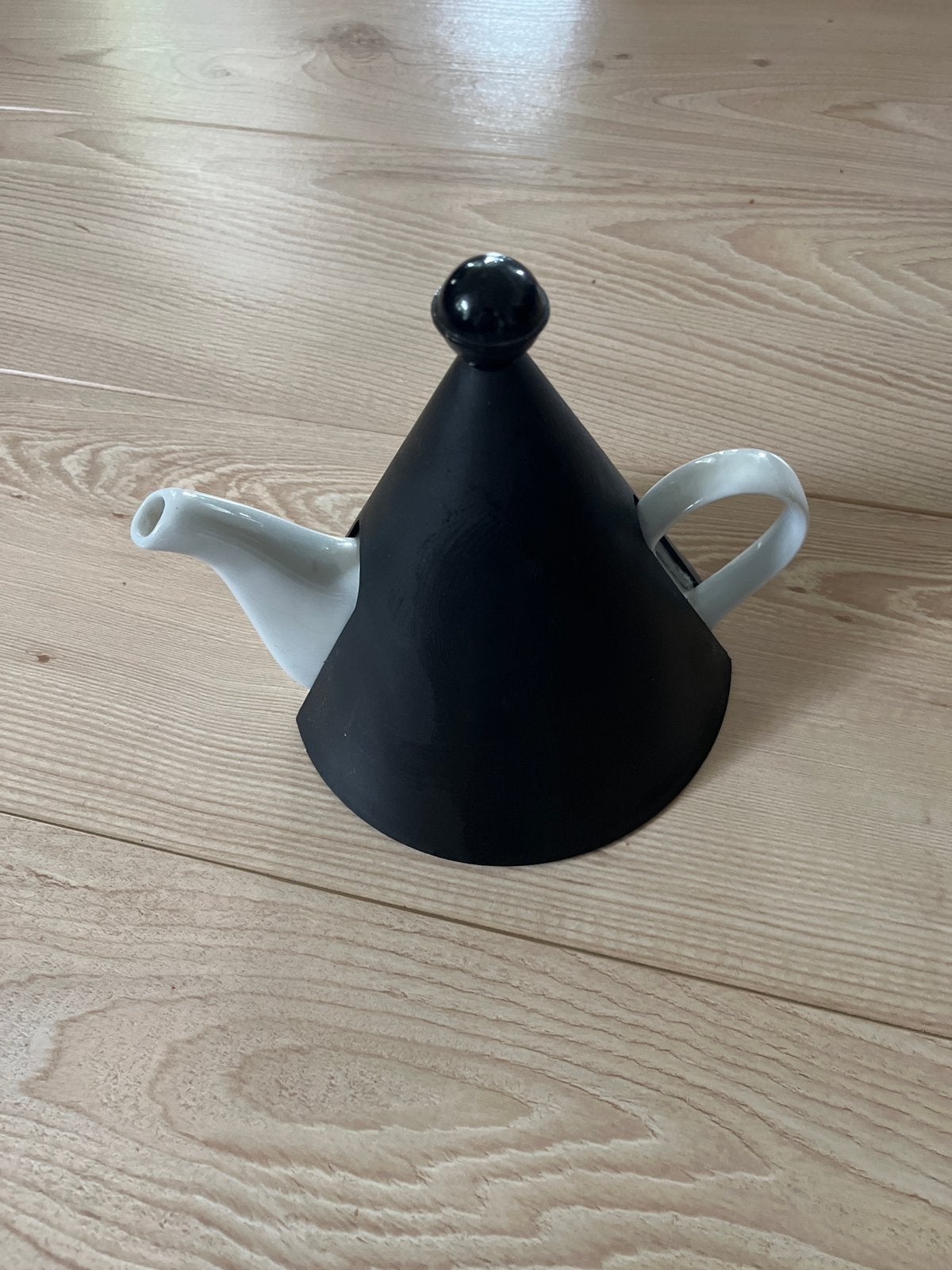 Puur Your Style Theepot met 'warme' deksel, Theepot/fluitketel, Ophalen of Verzenden, Zo goed als nieuw, Steen/keramiek
