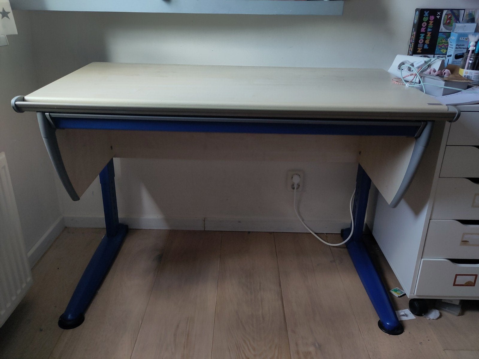 Moll Runner meegroei bureau, Huis en Inrichting, Gebruikt, 115 cm, 65 cm, Overige merken