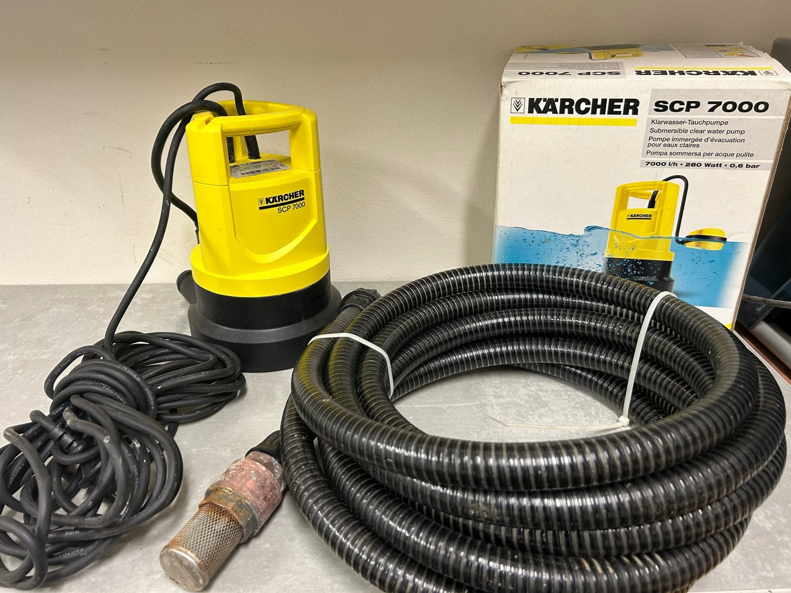 Kärcher SCP 7000 waterpomp - Weinig gebruikt, Ophalen of Verzenden