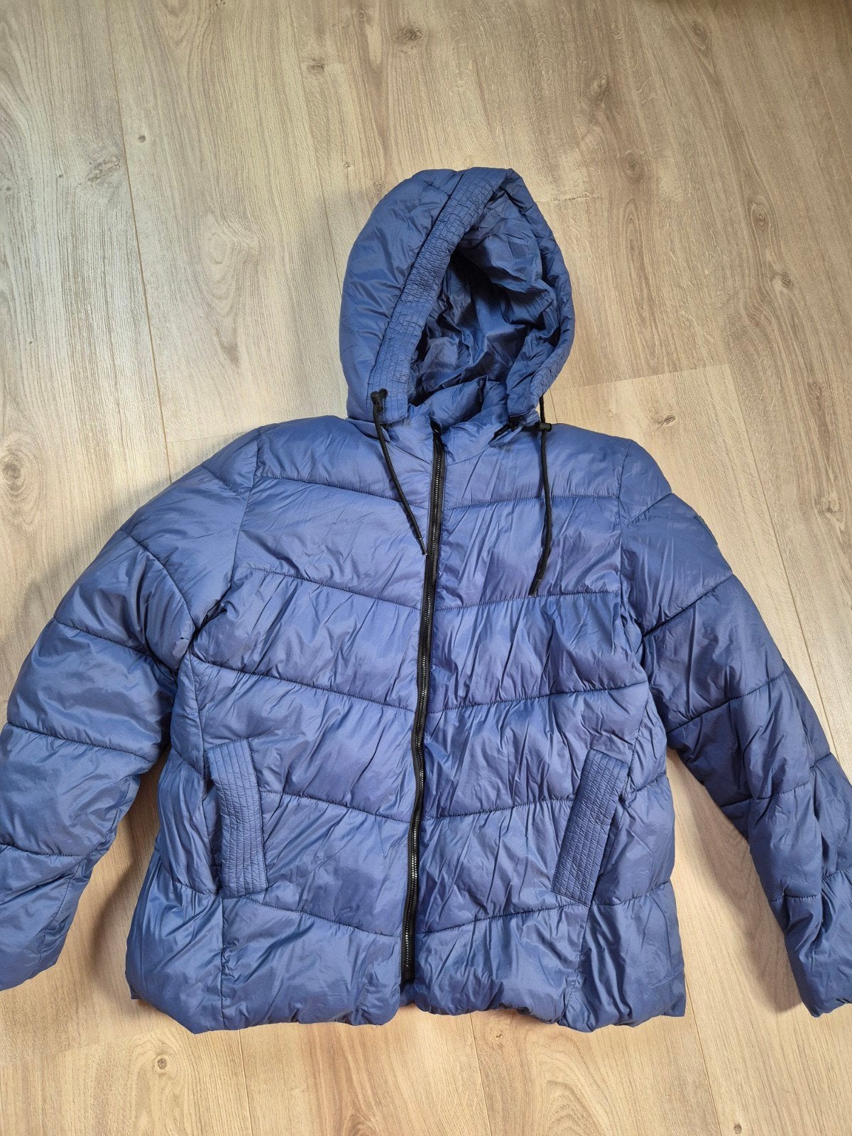 Kaffe winterjas maat 44 in perfecte staat, Blauw, Kaffe, Maat 42/44 (L), Ophalen of Verzenden
