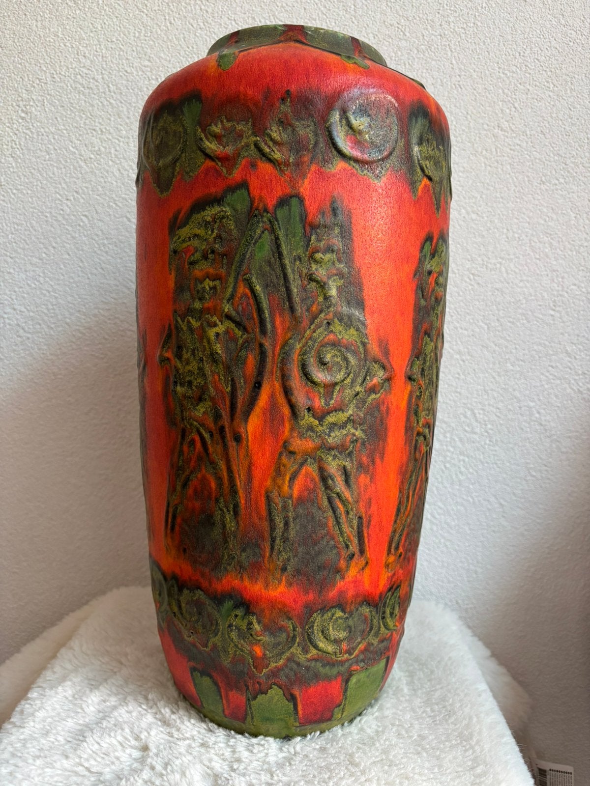 XL West-Germany vaas Scheurich Keramik 45 cm 517-45, Ophalen of Verzenden