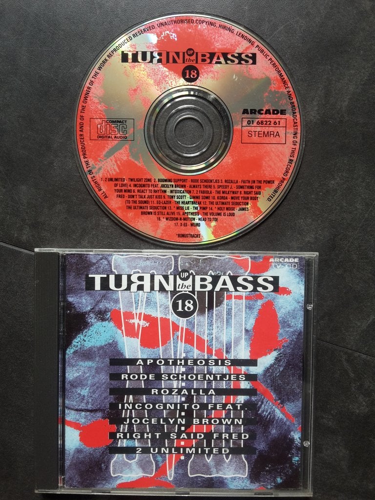 CD - Turn up the Bass 18 - House Oldschool Hardcore, Ophalen of Verzenden, Zo goed als nieuw, Verzamelalbum, Dance Populair